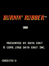 Burnin' Rubber Title Screen