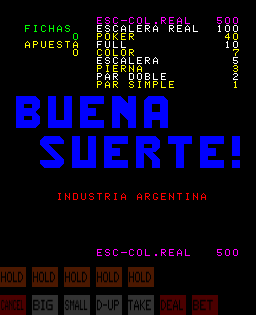 Buena Suerte (Spanish, set 1) Title Screen
