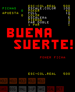 Buena Suerte (Spanish, set 3) Title Screen