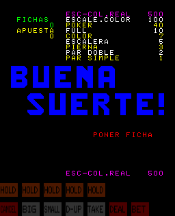 Buena Suerte (Spanish, set 7) Title Screen