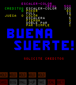 Buena Suerte (Spanish, set 11) Title Screen