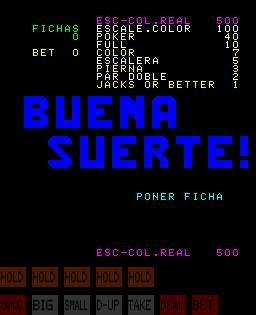 Buena Suerte (Spanish, set 13) Title Screen