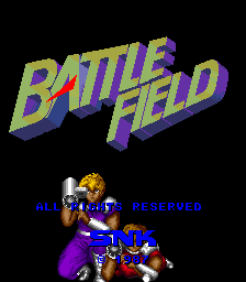 Battle Field (Japan) Title Screen