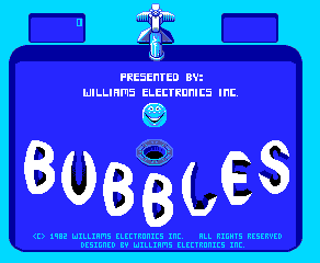 Bubbles (prototype version) Title Screen