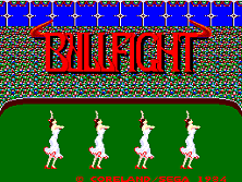 Bullfight (315-5065) Title Screen