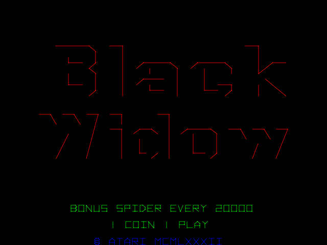 Black Widow Title Screen