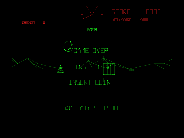 Battle Zone (cocktail) Title Screen