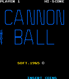 Cannon Ball (bootleg on Crazy Kong hardware) (set 1, buggy) Title Screen