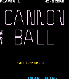 Cannon Ball (bootleg on Crazy Kong hardware) (set 3, no bonus game) Title Screen