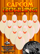 Capcom Bowling (set 1) Title Screen