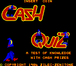 Cash Quiz (Type B, Version 5) Title Screen