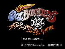 Cool Boarders Arcade Jam Title Screen