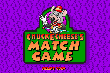ChuckECheese's Match Game Title Screen