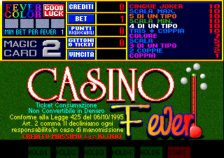Casino Fever 4.0 Title Screen