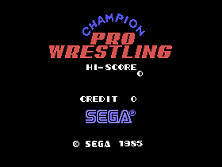Champion Pro Wrestling Title Screen