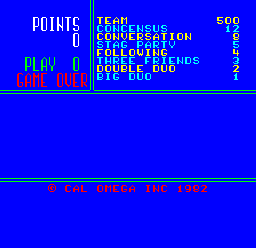 Cal Omega - Game 18.6 (Pixels) Title Screen