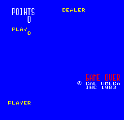 Cal Omega - Game 20.4 (Super Blackjack) Title Screen