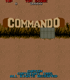 Commando (bootleg set 1) Title Screen