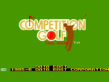 Competition Golf Final Round (revision 3) Title Screen