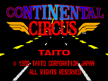 Continental Circus (World) Title Screen