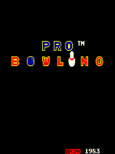 Pro Bowling (DECO Cassette) (US) Title Screen
