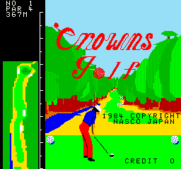 Crowns Golf (set 3) Title Screen
