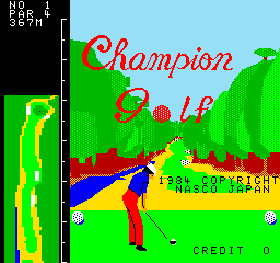 Champion Golf (bootleg) Title Screen
