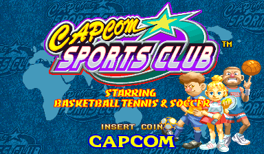 Capcom Sports Club (Japan 970722) Title Screen