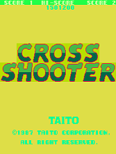 Cross Shooter (Single PCB) Title Screen
