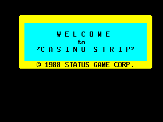Casino Strip XI Title Screen
