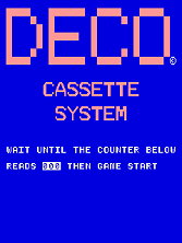Test Tape (DECO Cassette) (US) Title Screen