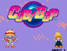 Cuby Bop (location test) Title Screen