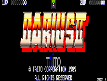 Darius II (triple screen) (Japan) Title Screen