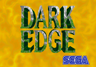 Dark Edge (World) Title Screen