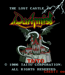 The Lost Castle In Darkmist Title Screen