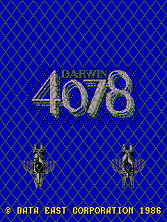 Darwin 4078 (Japan) Title Screen