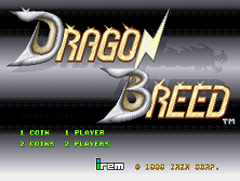 Dragon Breed (M81 PCB version) Title Screen