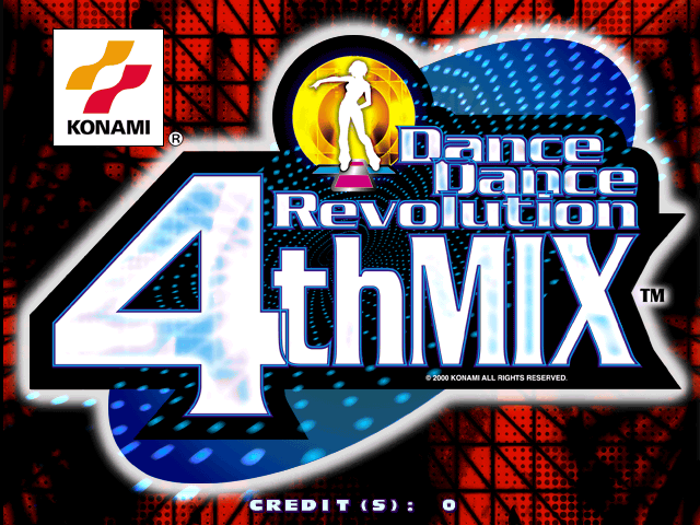 Dance Dance Revolution 4th Mix Solo (G*A33 VER. ABA) Title Screen