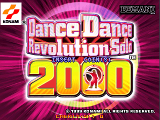 Dance Dance Revolution Solo 2000 (GC905 VER. AAA) Title Screen