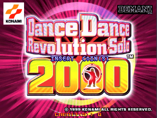 Dance Dance Revolution Solo 2000 (GC905 VER. JAA) Title Screen