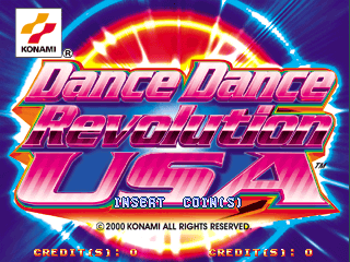 Dance Dance Revolution USA (G*A44 VER. UAA) Title Screen