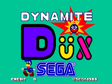 Dynamite Dux (set 3, World) (FD1094 317-0096) Title Screen