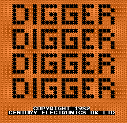 Digger (CVS) Title Screen