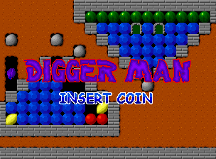 Digger Man (Prototype) Title Screen