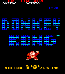 Donkey Kong Foundry (hack) Title Screen