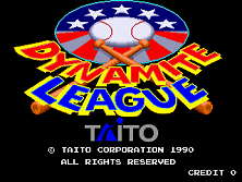 Dynamite League (US) Title Screen