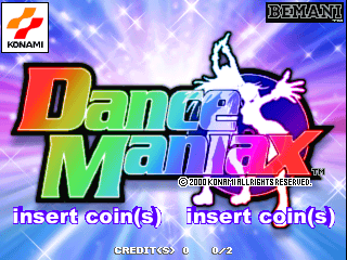 Dance Maniax (G*874 VER. JAA) Title Screen