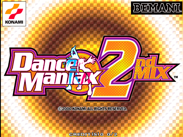 Dance Maniax 2nd Mix (G*A39 VER. JAA) Title Screen