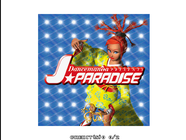 Dance Maniax 2nd Mix Append J-Paradise (G*A38 VER. JAA) Title Screen