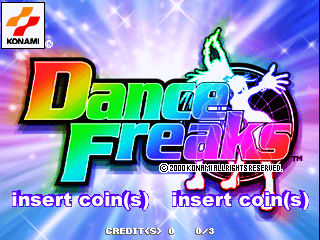 Dance Freaks (G*874 VER. KAA) Title Screen